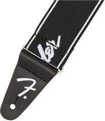 Ζώνη Κιθάρας Fender Weighless Strap Ζώνη Κιθάρας Running Logo Black and White - 1