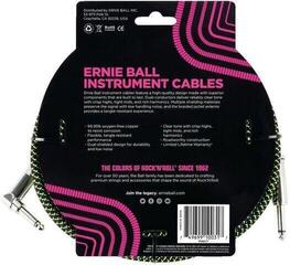 Nástrojový kabel Ernie Ball P06077-EB 3 m Rovný - Lomený Nástrojový kabel - 1