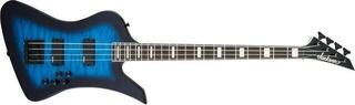 E-Bass Jackson JS3 Q Kelly Bird AH Transparent Blue Burst E-Bass - 1