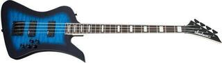 E-Bass Jackson JS3 Q Kelly Bird AH Transparent Blue Burst E-Bass - 4