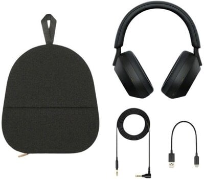 On-ear draadloze koptelefoon Sony WH-1000XM5 Black On-ear draadloze koptelefoon - 9