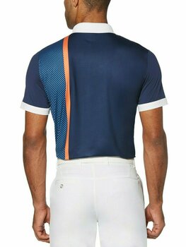 Polo Shirt Callaway Bold Linear Print Mens Polo Shirt Dress Blue M - 2