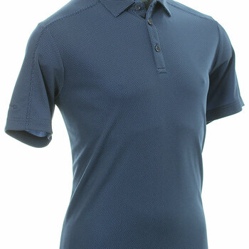 Риза за поло Callaway New Box Jacquard Mens Polo Shirt Medieval Blue XL - 2
