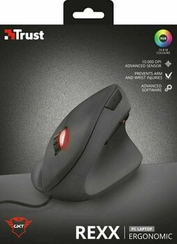 Myš Trust GXT 144 Rexx Vertical Gaming Mouse - 11