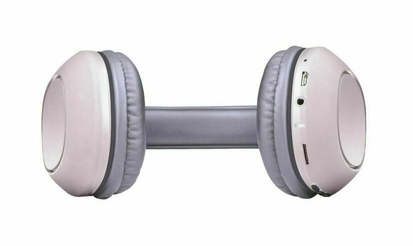 Vezeték nélküli fejhallgatók On-ear Trust Dona Wireless Bluetooth Headphones Pink - 6