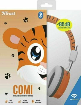 Hovedtelefoner til børn Trust Comi Orange - 7