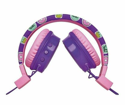 Headphones for children Trust Comi Bluetooth Wireless Kids Headphones Purple - 5