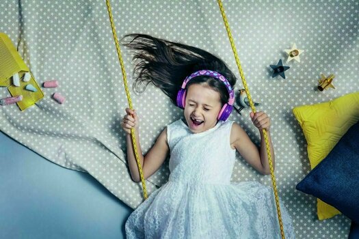 Слушалки за деца Trust Comi Bluetooth Wireless Kids Headphones Purple - 8