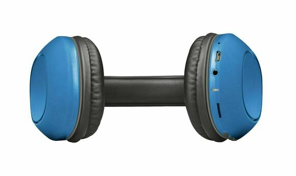Trådlösa on-ear-hörlurar Trust Dona Wireless Bluetooth Headphones Blue - 7