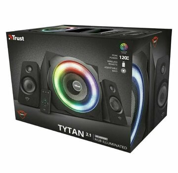 PC Speaker Trust GXT 629 Tytan RGB Illuminated 2.1 Speaker Set - 8