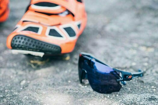 Óculos de ciclismo Julbo Aerospeed Reactiv Performance 1-3 High Contrast/Dark Blue/Orange Óculos de ciclismo - 4