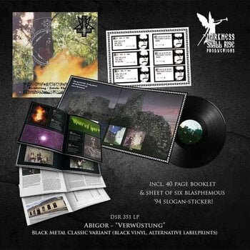 Vinila plate Abigor - Verwüstung / Invoke The Dark Age (LP) - 2