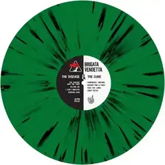 Disco de vinilo Brigata Vendetta - The Disease And The Cure (Evergreen W/ Black Splatter W/ Silkscreened B-Side) (LP) - 3