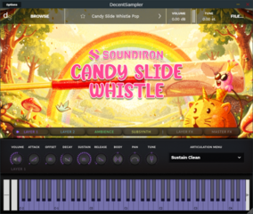 Biblioteca de samples/sons Soundiron Candy Slide Whistle Pop (Produto digital) - 2