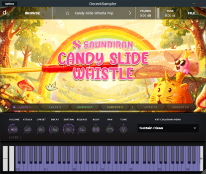 Biblioteca de samples/sons Soundiron Candy Slide Whistle Pop (Produto digital) - 3