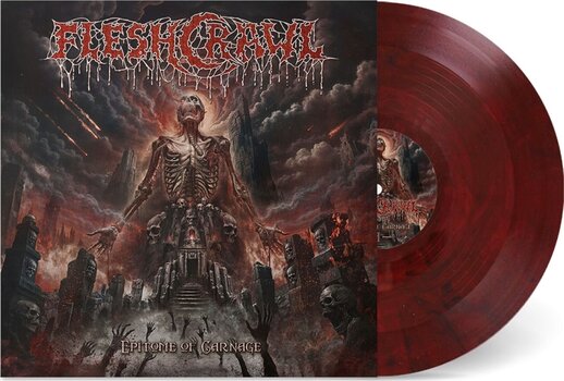 LP Fleshcrawl - Epitome Of Carnage (Carnivorous Wrath Marble Coloured) (LP) - 2