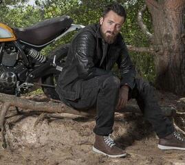 Dżinsy motocyklowe Trilobite 1664 Acid Scrambler Black W42/L32 Dżinsy motocyklowe - 3