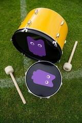 Marching Drum NRG True Ultra Cheering Drum 16" Yellow Flash - 5
