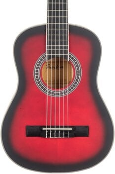 Класическа китара с размер 1/2 Pasadena PC-10-1/2 Red Burst Класическа китара с размер 1/2 (Като ново) - 4