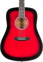 Chitară acustică Pasadena PD-10 Red Burst Chitară acustică - 3