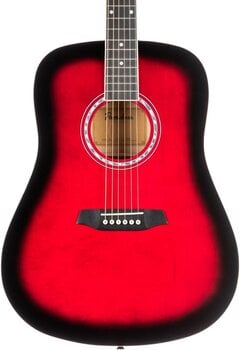 Akoestische gitaar Pasadena PD-10 Red Burst Akoestische gitaar - 4