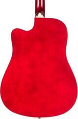 Dreadnought Guitar Pasadena PDC-10 Red Burst Dreadnought Guitar - 4