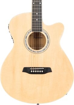 electro-acoustic guitar Pasadena PGC-10E Natural electro-acoustic guitar (Like new) - 4