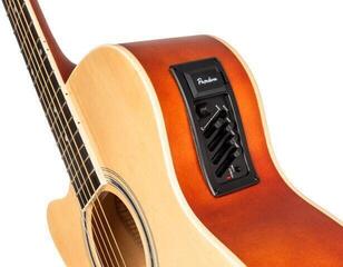 electro-acoustic guitar Pasadena PGC-10LE Natural electro-acoustic guitar - 5