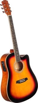 electro-acoustic guitar Pasadena PDC-10E Vintage Sunburst electro-acoustic guitar - 3