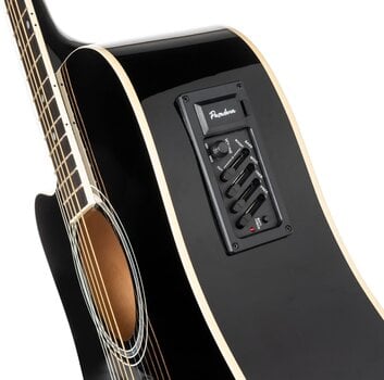 electro-acoustic guitar Pasadena PDC-10LE Black electro-acoustic guitar (Like new) - 6