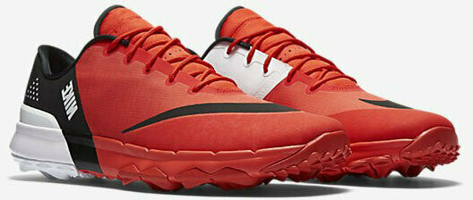 Heren golfschoenen Nike FI Flex Mens Golf Shoes Red/Black/White US 10,5 - 2