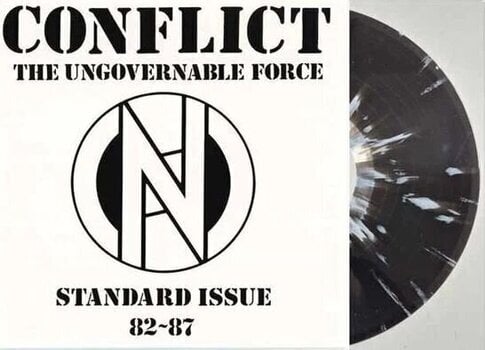 Disco de vinilo Conflict - Standard Issue Part 1 - 82-87 (Black/White Splatter Coloured) (LP) - 2