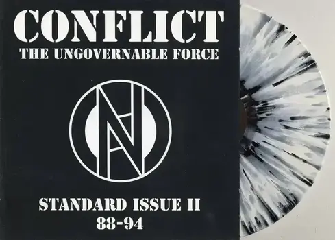 Disco de vinilo Conflict - Standard Issue Part 2 88-94 (White/Black Splatter Coloured) (LP) - 2