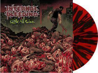 Disco in vinile Internal Bleeding - Settle All Scores (Limited Edition) (Red/Black Splatter Coloured) (LP) - 1