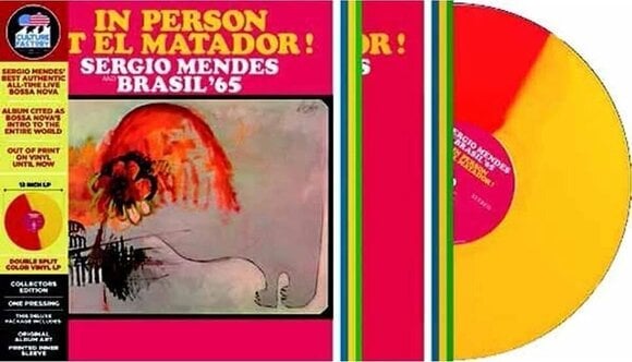 Schallplatte Sérgio Mendes - In Person At El Matador (Limited Edition) (Red/Yellow Coloured) (LP) - 2