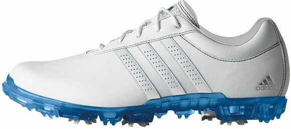 Moški čevlji za golf Adidas Adipure Flex WD Mens Golf Shoes White UK 10,5 - 2