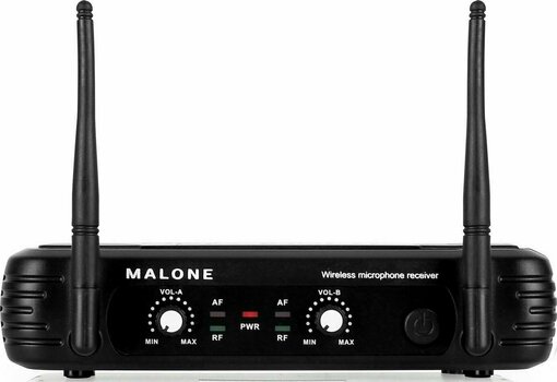 Conjunto de microfone de mão sem fios Malone UHF-250 Duo1 - 2