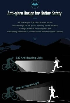 Oświetlenie rowerowe przednie Nextorch B20 800 lm Black Oświetlenie rowerowe przednie - 4