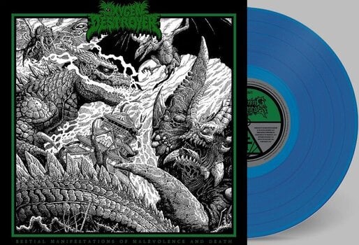 LP plošča Oxygen Destroyer - Bestial Manifestations Of Malevolence And Death (Blue Coloured) (LP) - 2