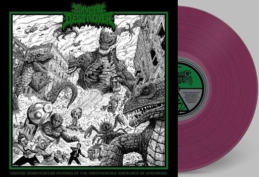 Vinila plate Oxygen Destroyer - Sinister Monstrosities Spawned By The Unfathomable Ignorance Of Humankind (Purple Coloured) (LP) - 2