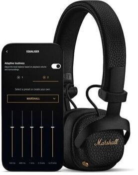 Bezdrátová sluchátka na uši Marshall Milton A.N.C. Black Bezdrátová sluchátka na uši - 13