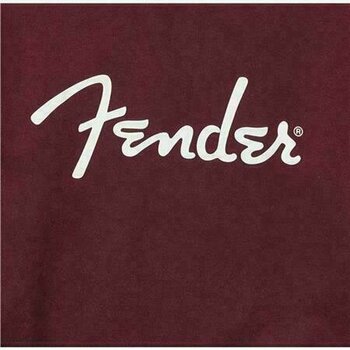 ΦΟΥΤΕΡ με ΚΟΥΚΟΥΛΑ Fender Spaghetti Logo Pullover Maroon L - 2