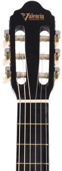 Guitarra clássica com pré-amplificador Valencia VC104E Premium SET 4/4 Black Guitarra clássica com pré-amplificador - 4