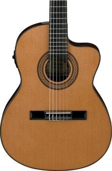 Klasična kitara z elektroniko Ibanez GA5TCE-AM Premium SET 4/4 Amber Klasična kitara z elektroniko - 4