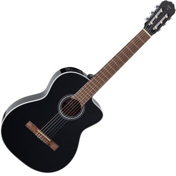 Gitara klasyczna z przetwornikiem Takamine GC2CE Basic SET 4/4 Black Gitara klasyczna z przetwornikiem - 2