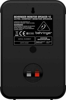 Passive Studio Monitor Behringer 1C-BK Black - 5