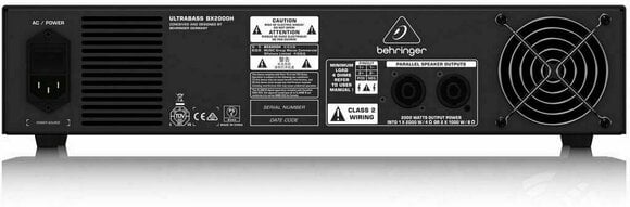 Hybrid Bass Amplifier Behringer BX2000H - 4