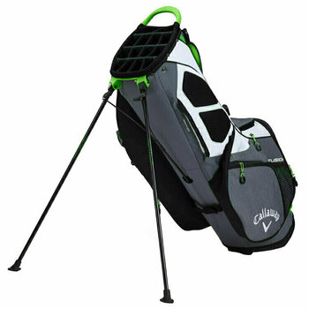 Golfbag Callaway Fusion 14 Titanium/White/Green Stand Bag 2019 - 2