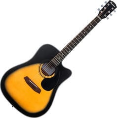 Dreadnought Guitar Pasadena PDC-100 Basic SET Sunburst Dreadnought Guitar - 1