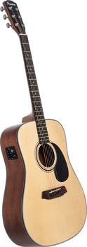 electro-acoustic guitar Pasadena PD-100E Premium SET Natural electro-acoustic guitar - 4